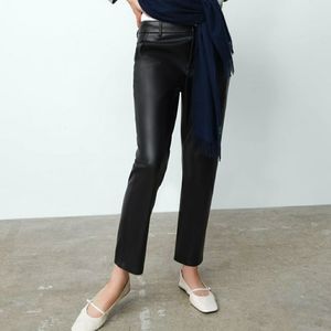 Zara vegan leather pants